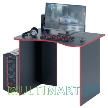 Геймерский стол MFMaster Интерплей-3 (черный/красный)